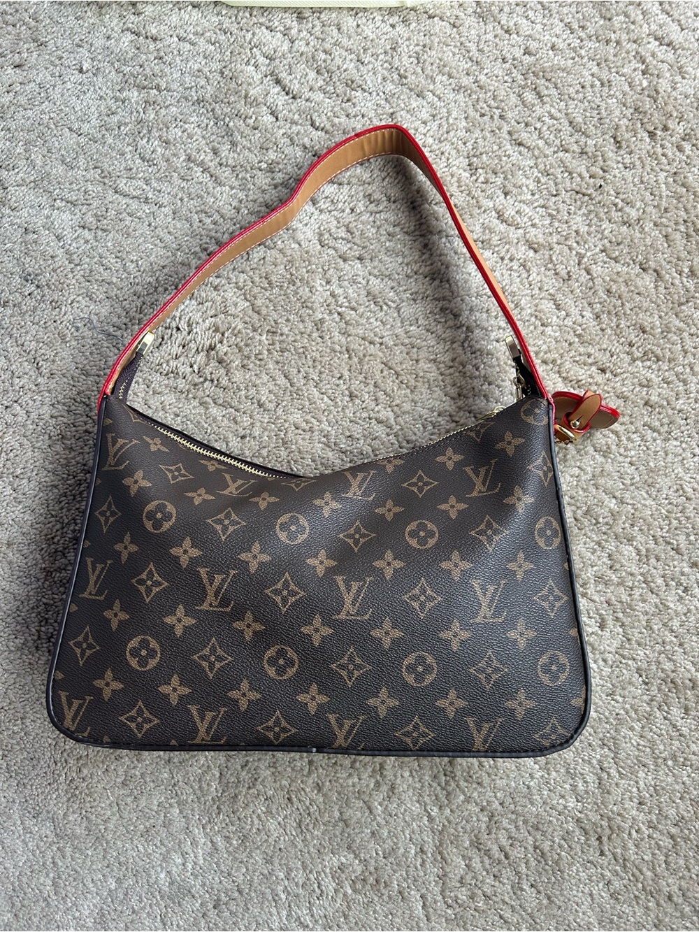 Brown Monogram Shoulder Bag
